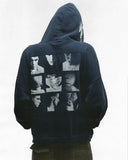 F/W24 Asphyxiation Assemblage Zip-Up Hoodie