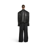 F/W2023 Deconstructed Leather Jacket