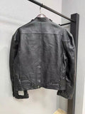 F/W2023 Deconstructed Leather Jacket