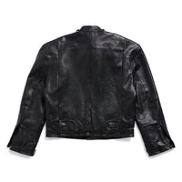 F/W2023 Deconstructed Leather Jacket