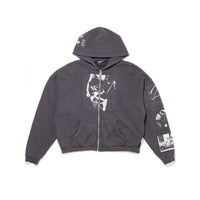 F/W24 Asphyxiation Assemblage Zip-Up Hoodie