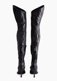 F/W2023 Over-The-Knee 90MM-Heeled Biker Boots