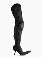 F/W2023 Over-The-Knee 90MM-Heeled Biker Boots