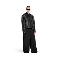 F/W2023 Deconstructed Leather Jacket