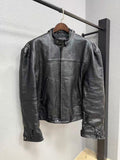 F/W2023 Deconstructed Leather Jacket