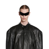 F/W2023 Deconstructed Leather Jacket