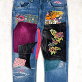 Kapital Kountry 14Oz Denim 5P Okabilly Psychedelic Patchwork Remake