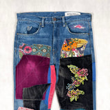 Kapital Kountry 14Oz Denim 5P Okabilly Psychedelic Patchwork Remake