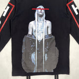 Religion Double Front Zipped Long Sleeve Sweatshirt