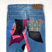 Kapital Kountry 14Oz Denim 5P Okabilly Psychedelic Patchwork Remake