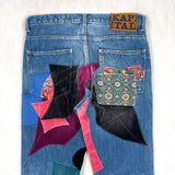 Kapital Kountry 14Oz Denim 5P Okabilly Psychedelic Patchwork Remake