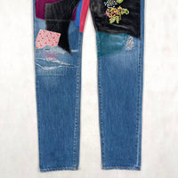 Kapital Kountry 14Oz Denim 5P Okabilly Psychedelic Patchwork Remake