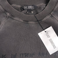 A/W04 “Waves” Shipwreck Poem Printed Sweatshirt