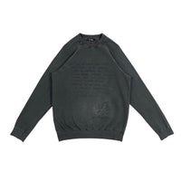 A/W04 “Waves” Shipwreck Poem Printed Sweatshirt