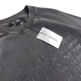 A/W04 “Waves” Shipwreck Poem Printed Sweatshirt